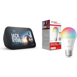 3rd-Gen. Amazon Echo Show 5 (2023) + Sengled Matter Smart Bulb for $65