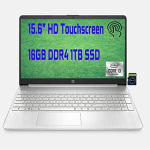 HP Premium Business Laptop I 15.6 Diagonal HD Touchscreen I 10th Gen Intel Core i3-1005G1 for $599