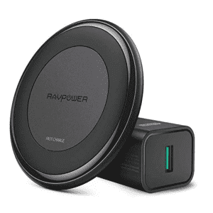 RAVPower Turbo 10W Wireless Charger for $8