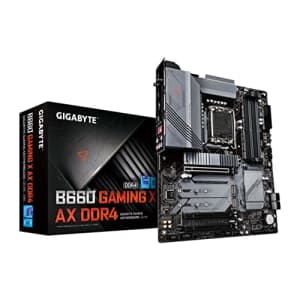 GIGABYTE B660 Gaming X AX DDR4 & Intel Core i5 Core 12400F Desktop Processor 18M Cache, up to 4.40 for $478