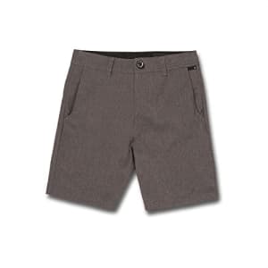 Volcom Frickin Cross Shred Hybrid Stretch Chino Short (Big Little Boys Sizes), Charcoal Heather, 27 for $18