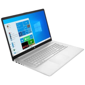 HP 11th-Gen. i3 17.3" Notebook Laptop w/ 512GB SSD for $450 in cart