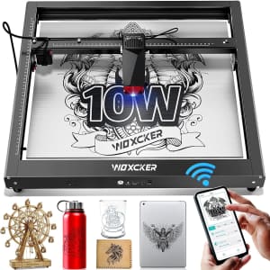 Woxcker JL7 60W Laser Cutter and Engraver for $275