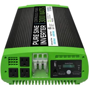 GoWise Power 3000W Continuous Pure Sine Wave Inverter for $311 GoWise Power 3000W Continuous Pure Sine Wave Inverter for $311
