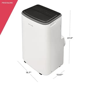 Frigidaire FHPC102AC1 Portable Room Air Conditioner, 6500 BTU with Multi-Speed Fan, Dehumidifier for $379