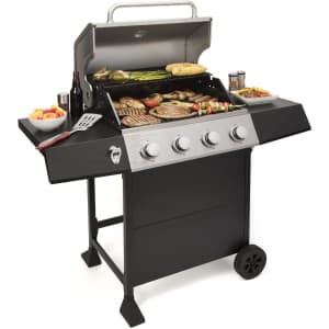 Cuisinart 54" Propane Full-Size Four-Burner Gas Grill for $190 Cuisinart 54" Propane Full-Size Four-Burner Gas Grill for $190