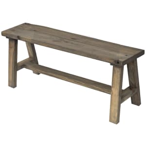 Del Hutson Designs Classic Simple Sophistication 60" Solid Wood Bench for $95 Del Hutson Designs Classic Simple Sophistication 60" Solid Wood Bench for $95