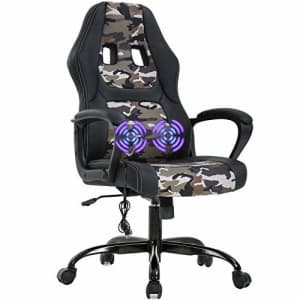 BestOffice Racing Gaming Chair Home Office Chair Ergonomic Desk Chair Massage PU Leather Computer Chair with for $102