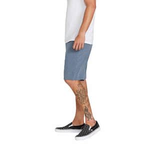 Volcom Men's Kerosene 21" Hybrid Chino Shorts, Navy, 31 for $38