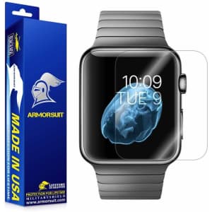 ArmorSuit MilitaryShield 42mm Screen Protector 2pk for Apple Watch for $8