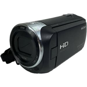 Sony HDR-CX240/B Full HD 9.2 MP Camcorder for $100