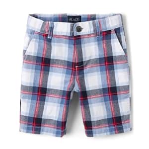 The Children's Place Boys' Stretch Chino Shorts, Tidal Plaid, 5 for $15 The Children's Place Boys' Stretch Chino Shorts, Tidal Plaid, 5 for $15
