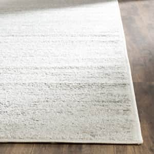 SAFAVIEH Adirondack Collection Accent Rug - 2'6" x 4', Ivory & Silver, Modern Ombre Design, for $20