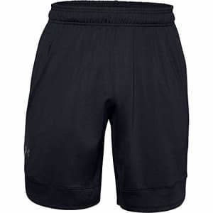 Under Armour Men's Training Stretch Shorts, Black (001)/Pitch Gray, Small for $14