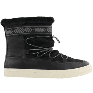 Toms Women's Alpine Leather Winter Booties for $25
