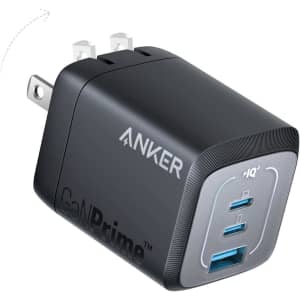 Anker Black Friday Early Access Sale. Plus, buy 2 or more items and get an additional 25% off. Save on chargers, power banks, and more. We've pictured the Anker Prime 67W 3-Port GaN Wall Charger for $45 ($15 off).