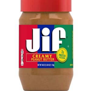 Jif Creamy Peanut Butter 40-oz. Jar 4-Pack for $19 via Sub & Save