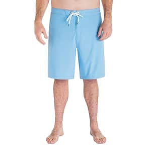 Hurley Men's Big & Tall Phantom One and Only Solid Board Shorts, Unity Blue, 44IN for $28