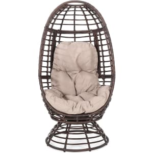 Christopher Knight Home Frances Outdoor Wicker Swivel Egg Chair for $175