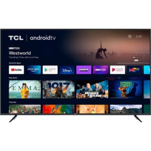 TCL Class 4-Series 55S446 55" 4K HDR LED UHD Android Smart TV for $275