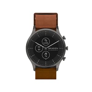 Skagen Jorn 42mm Gen 6 Espresso Leather Hybrid Smartwatch (Model: SKT3201) for $215