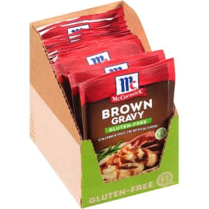 McCormick .88-oz. Gluten-Free Brown Gravy Mix 12-Pack for $12