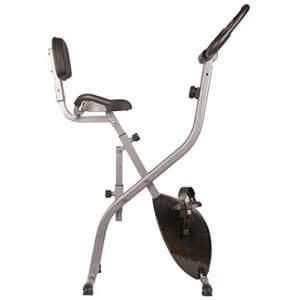BalanceFrom X1 Folding Magnetic Upright Exercise Bike with Pulse Sensors and LCD Display, Silver for $175