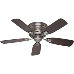 Hunter Fan Company 51060 Hunter Indoor Low Profile IV Ceiling Fan with Pull Chain Control, 42", for $82 Hunter Fan Company 51060 Hunter Indoor Low Profile IV Ceiling Fan with Pull Chain Control, 42", for $82