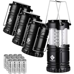 Etekcity Lantern 4-Pack w/ 12 AA Batteries for $20