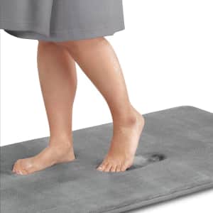 17" x 24" Memory Foam Bathroom Rug for $14