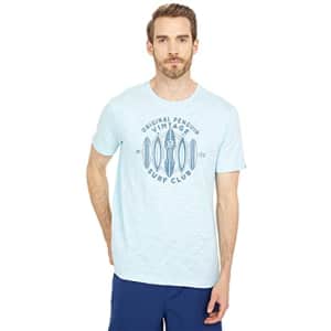 Original Penguin Men's Standard Vintage Surf Club Short Sleeve Tee Shirt, Cool Blue, Large for $22 Original Penguin Men's Standard Vintage Surf Club Short Sleeve Tee Shirt, Cool Blue, Large for $22