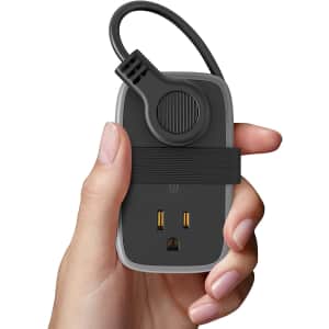 Ntonpower 7-Outlet Travel Power Strip for $11
