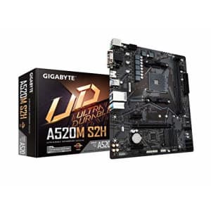 Gigabyte A520M S2H (AMD Ryzen AM4/MicroATX/4+3 Phases Digital PWM/Gigabyte Gaming GbE LAN/NVMe PCIe for $72 Gigabyte A520M S2H (AMD Ryzen AM4/MicroATX/4+3 Phases Digital PWM/Gigabyte Gaming GbE LAN/NVMe PCIe for $72