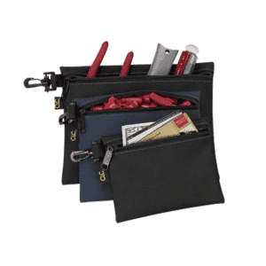 Multipurpose Clip-On Zippered Bags 3-Piece Set for $5
