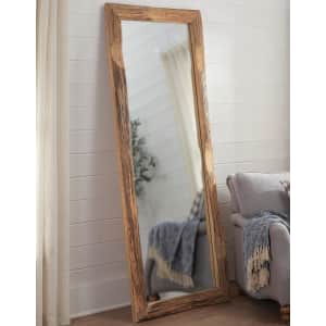 Home Decorators Collection 76" x 31" Oversized Wood Frame Floor Mirror for $279 Home Decorators Collection 76" x 31" Oversized Wood Frame Floor Mirror for $279