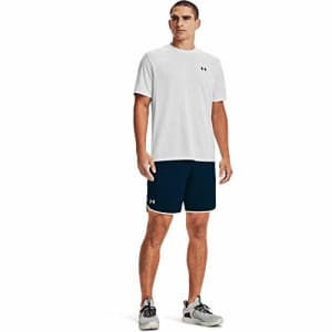 Under Armour Men's Qualifier Train Shorts, Academy Blue (408)/White, X-Small for $31 Under Armour Men's Qualifier Train Shorts, Academy Blue (408)/White, X-Small for $31