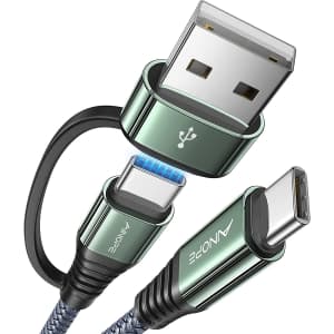 Ainope 10-Foot USB C/A-to-USB C Cable for $9
