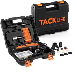 Tacklife Rotary Tool Kit w/ 4 Attachments and Carrying Case for $16