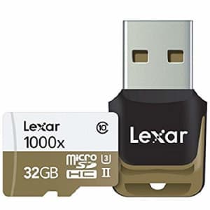 Lexar Professional 1000x 32GB microSDHC UHS-II Card (LSDMI32GCBNA1000A) for $20