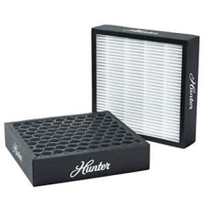 Hunter Fan Company Hunter F1715HE5 True HEPA Replaceement Air Purifier Filter 2-Pack for Model for $18 Hunter Fan Company Hunter F1715HE5 True HEPA Replaceement Air Purifier Filter 2-Pack for Model for $18