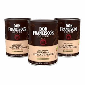 Don Francisco's Hawaiian Hazelnut Flavored Ground Coffee, 12 oz. (Pack of 3) for $17