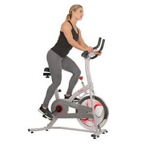 Sunny Health & Fitness Indoor Cycling Bike with Magnetic Resistance - SF-B1918, Grey for $231
