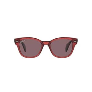 Ray-Ban RB0880SF Low Bridge Fit Square Sunglasses, Transparent Pink/Dark Violet Polarized, 53 mm for $93 Ray-Ban RB0880SF Low Bridge Fit Square Sunglasses, Transparent Pink/Dark Violet Polarized, 53 mm for $93