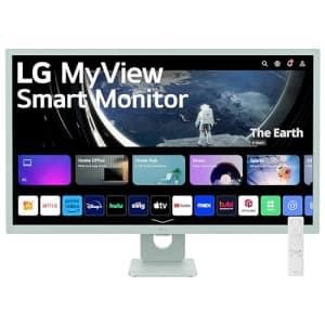LG 32SR50F-G MyView Smart Monitor 32-Inch FHD (1920x1080) IPS Display, webOS 23, HDR 10, 5Wx2 for $190 LG 32SR50F-G MyView Smart Monitor 32-Inch FHD (1920x1080) IPS Display, webOS 23, HDR 10, 5Wx2 for $190