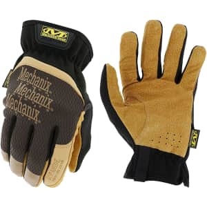 Mechanix Wear DuraHide FastFit Leather Work Gloves for $10
