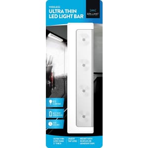 Brilliant Evolution Wireless Ultra Thin LED Light Bar for $12