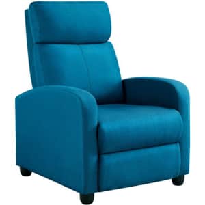 Easyfashion Push Back Theater Recliner Chair for $140