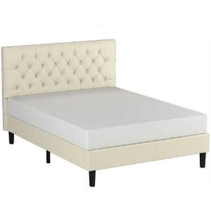 Zinus Misty Queen Upholstered Bed Frame for $268