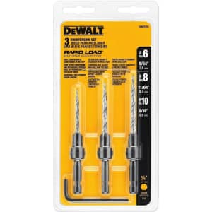 DeWalt 3-Piece Countersink Drill Bit Set for $32 DeWalt 3-Piece Countersink Drill Bit Set for $32
