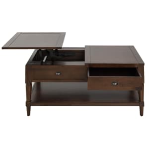 Magic Home 38" Wood Lift-Top Storage Coffee Table for $273